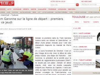 Openspace fait la Une : Le Tram Garonne