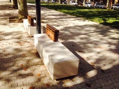 Banc Escofet allées Jules Guesde Toulouse