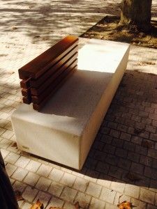 Banc Escofet allées Jules Guesde Toulouse