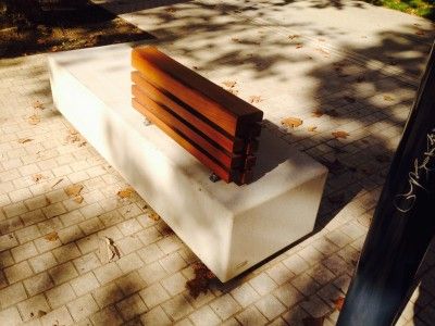 Banc Escofet allées Jules Guesde Toulouse