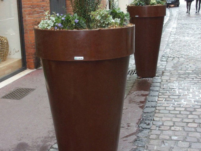 Les jardinières Claudia rue de la pomme à Toulouse